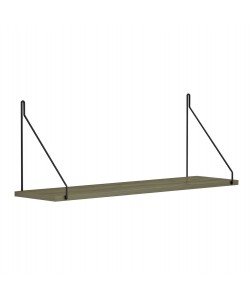 ΡΑΦΙ ΤΟΙΧΟΥ AGILAN ΜΕΛΑΜΙΝΗΣ HM9183.12 OLIVE GREY 72x20x27Y εκ.