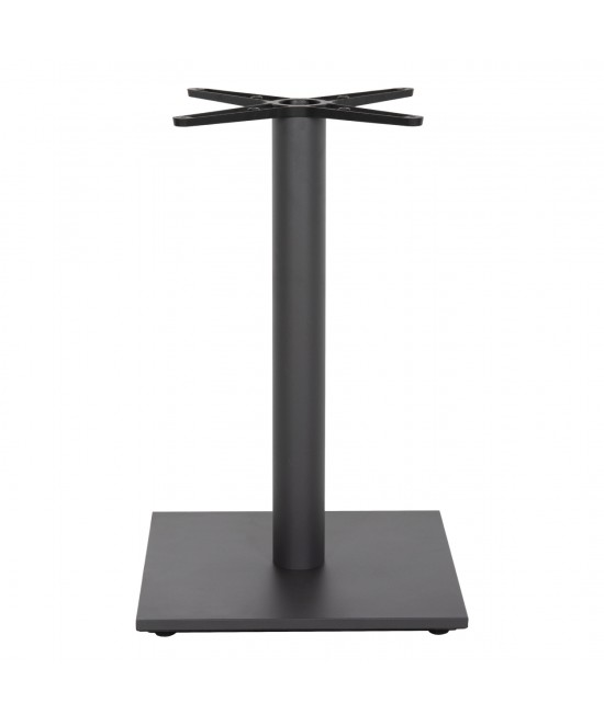 ΒΑΣΗ ΤΡΑΠΕΖΙΟΥ ΜΕΤΑΛΛΙΚΗ ΓΚΡΙ ΜΑΤ 46Χ46Χ72Yεκ. ΜΕ ΣΤΑΥΡΟ 46Χ46 ΚΑΙ ΡΕΓΟΥΛΑΤΟΡΟΥΣ HM438.20