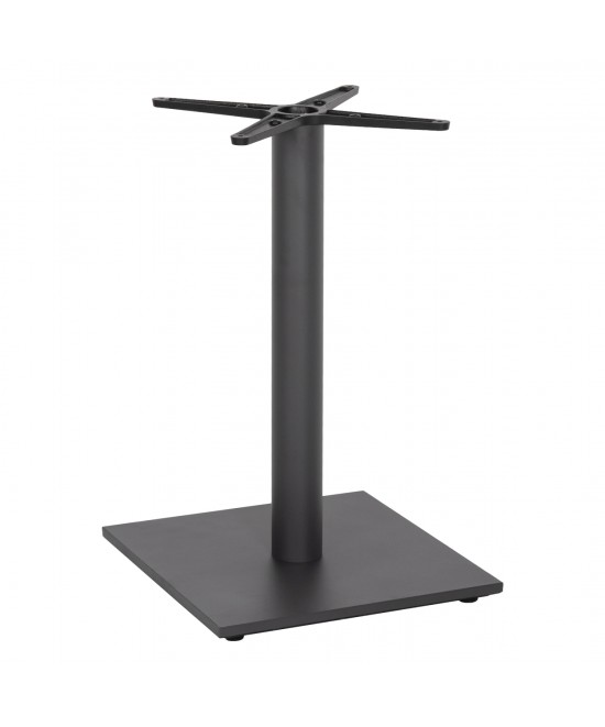 ΒΑΣΗ ΤΡΑΠΕΖΙΟΥ ΜΕΤΑΛΛΙΚΗ ΓΚΡΙ ΜΑΤ 46Χ46Χ72Yεκ. ΜΕ ΣΤΑΥΡΟ 46Χ46 ΚΑΙ ΡΕΓΟΥΛΑΤΟΡΟΥΣ HM438.20