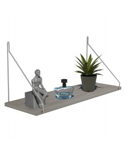 ΡΑΦΙ ΤΟΙΧΟΥ AGILAN ΜΕΛΑΜΙΝΗΣ HM9183.14 SONΟMA-ΛΕΥΚΟ 72x20x27Yεκ.