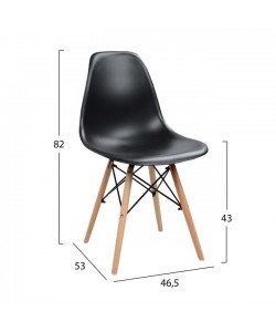 ΣΕΤ ΤΡΑΠΕΖΑΡΙΑΣ 5ΤΜΧ HM10346 ΤΡΑΠΕΖΙ 140x80x76 cm & 4 ΚΑΡΕΚΛΕΣ TWIST