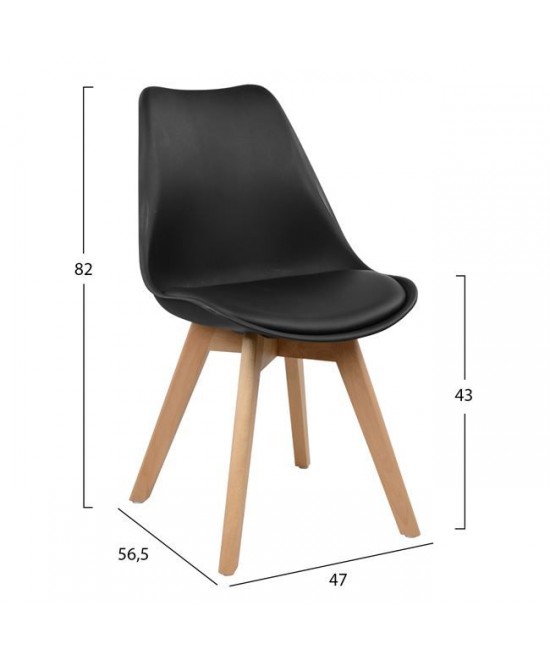 ΣΕΤ ΤΡΑΠΕΖΑΡΙΑΣ 5ΤΜΧ HM10347 ΤΡΑΠΕΖΙ 140x80x76 cm & 4 ΚΑΡΕΚΛΕΣ VEGAS