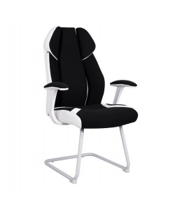 ΠΟΛΥΘΡΟΝΑ ZAHARA HM1102.02 ΣΕ ΧΡΩΜΑ ΜΑΥΡΟ ΜΕ ΑΣΠΡΟ 66,5x63x108cm