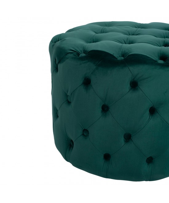 ΣΚΑΜΠΟ KASSIE ΚΥΠΑΡΙΣΣΙ ΒΕΛΟΥΔΟ ΤΥΠΟΥ CHESTERFIELD HM8406.03 Φ60x43Υ εκ.