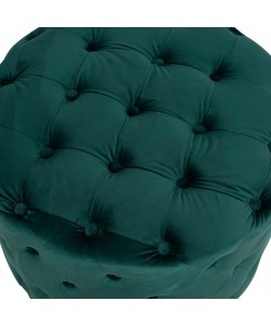 ΣΚΑΜΠΟ KASSIE ΚΥΠΑΡΙΣΣΙ ΒΕΛΟΥΔΟ ΤΥΠΟΥ CHESTERFIELD HM8406.03 Φ60x43Υ εκ.