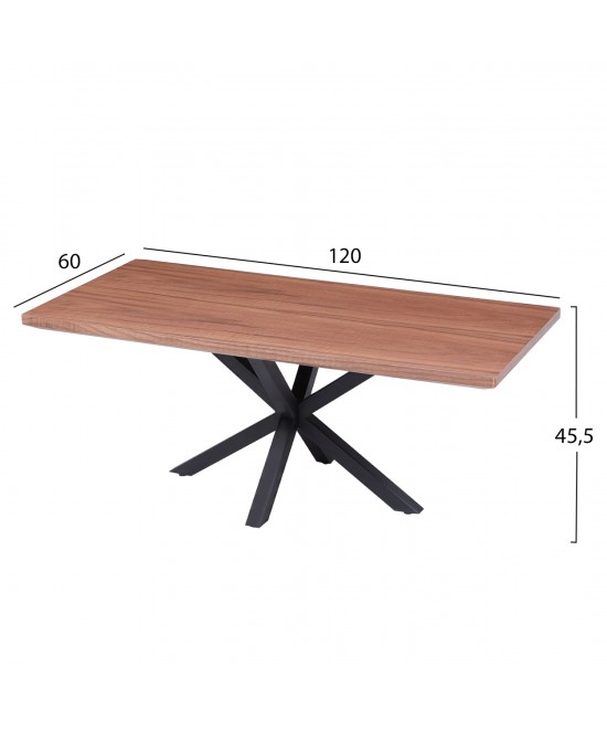 ΤΡΑΠΕΖΙ ΣΑΛΟΝΙΟΥ HM9470.02 MDF ΜΕ ΚΑΠΛΑΜΑ ΞΥΛΟΥ ΚΑΡΥΔΙΑΣ 120x60x45,5Υεκ. ΤΡΑΠΕΖΙ ΣΑΛΟΝΙΟΥ HM9470.02 MDF ΜΕ ΚΑΠΛΑΜΑ ΞΥΛΟΥ ΚΑΡΥΔΙΑΣ 120x60x45,5Υεκ.