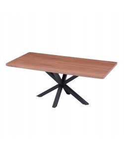 ΤΡΑΠΕΖΙ ΣΑΛΟΝΙΟΥ HM9470.02 MDF ΜΕ ΚΑΠΛΑΜΑ ΞΥΛΟΥ ΚΑΡΥΔΙΑΣ 120x60x45,5Υεκ.