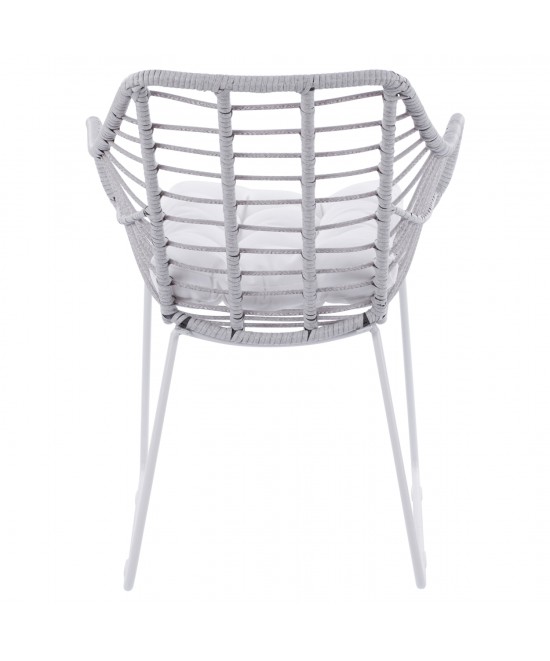 ΠΟΛΥΘΡΟΝΑ ΜΕΤΑΛΛΙΚΗ RADLEY ΑΣΠΡΟ ΜΑΤ & ΓΚΡΙ WICKER HM5300.02 ΠΟΛΥΘΡΟΝΑ ΜΕΤΑΛΛΙΚΗ RADLEY ΑΣΠΡΟ ΜΑΤ & ΓΚΡΙ WICKER HM5300.02