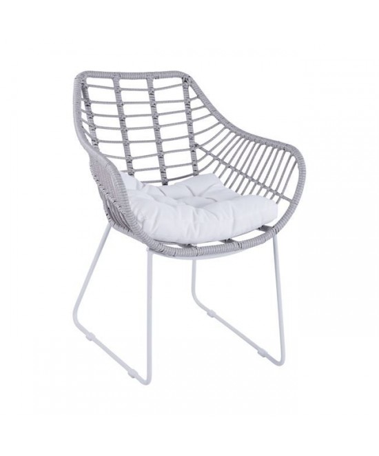 ΠΟΛΥΘΡΟΝΑ ΜΕΤΑΛΛΙΚΗ RADLEY ΑΣΠΡΟ ΜΑΤ & ΓΚΡΙ WICKER HM5300.02 ΠΟΛΥΘΡΟΝΑ ΜΕΤΑΛΛΙΚΗ RADLEY ΑΣΠΡΟ ΜΑΤ & ΓΚΡΙ WICKER HM5300.02