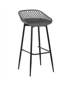 ΣΚΑΜΠΟ ΠΟΛΥΠΡΟΠΥΛΕΝΙΟΥ AVAYA ΓΚΡΙ ΜΕ ΜΕΤΑΛΛΙΚΑ ΠΟΔΙΑ ΜΑΥΡΑ HM8686.20 46x48x99Υ εκ.