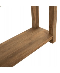 ΚΟΝΣΟΛΑ ΧΩΡΙΣ ΣΥΡΤΑΡΙ ΑΠΟ ΑΝΑΚΥΚΛΩΜΕΝΟ ΞΥΛΟ ΤΕΑΚ HM9554 240x45x91Υεκ.