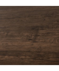 ΤΡΑΠΕΖΙ ΤΡΑΠΕΖΑΡΙΑΣ GOOSE HM9532 MDF ΚΑΡΥΔΙ-ΜΑΥΡΟ ΜΕΤΑΛΛΟ 120X80Χ75Yεκ.