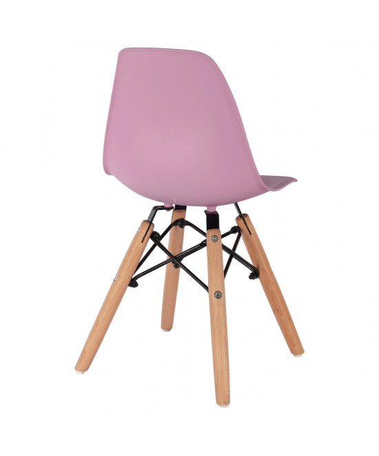 ΚΑΡΕΚΛΑ TWIST KID ΤΜΧ.HM8453.05 ΞΥΛΙΝΑ ΠΟΔΙΑ & ΚΑΘΙΣΜΑ ΡΟΖ PP 30,5Χ33Χ59 ΕΚ