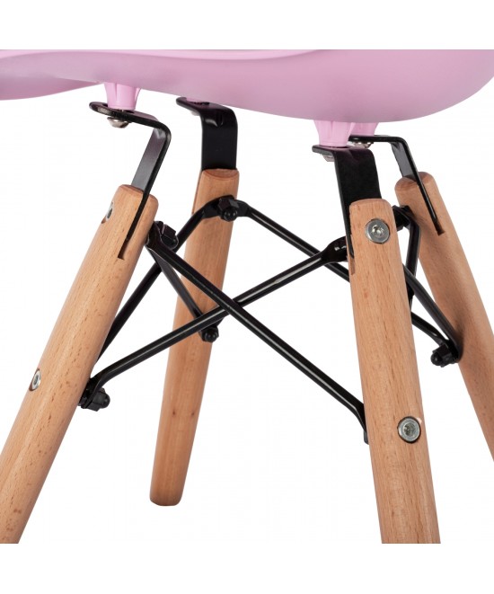 ΚΑΡΕΚΛΑ TWIST KID ΤΜΧ.HM8453.05 ΞΥΛΙΝΑ ΠΟΔΙΑ & ΚΑΘΙΣΜΑ ΡΟΖ PP 30,5Χ33Χ59 ΕΚ