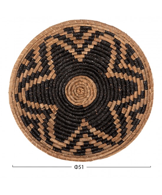 ΔΙΑΚΟΣΜΗΤΙΚΟ ΤΟΙΧΟΥ ΣΤΡΟΓΓΥΛΟ HM7863 MENDONG GRASS ΣΕ ΦΥΣΙΚΟ & ΜΑΥΡΟ Φ51x6Βεκ.