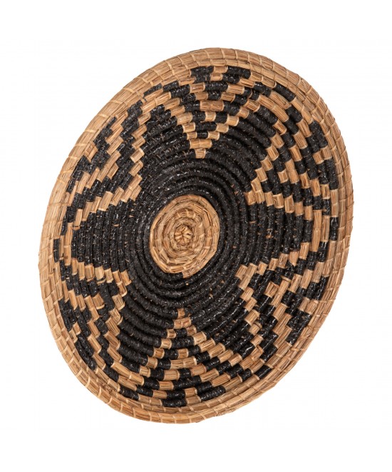 ΔΙΑΚΟΣΜΗΤΙΚΟ ΤΟΙΧΟΥ ΣΤΡΟΓΓΥΛΟ HM7863 MENDONG GRASS ΣΕ ΦΥΣΙΚΟ & ΜΑΥΡΟ Φ51x6Βεκ.