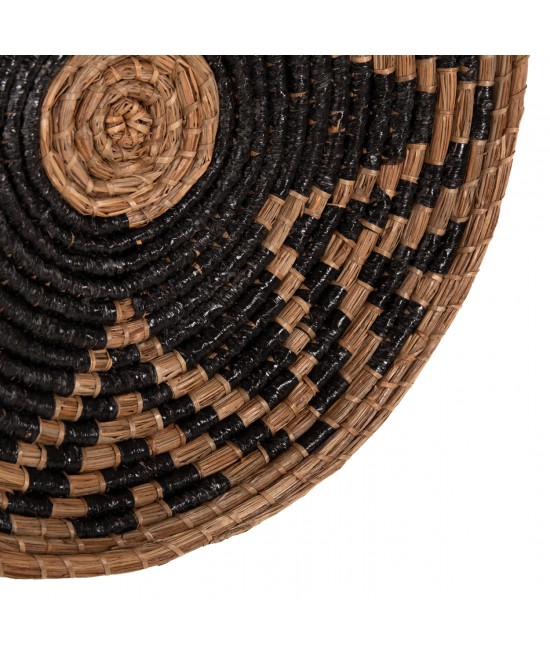 ΔΙΑΚΟΣΜΗΤΙΚΟ ΤΟΙΧΟΥ ΣΤΡΟΓΓΥΛΟ HM7863 MENDONG GRASS ΣΕ ΦΥΣΙΚΟ & ΜΑΥΡΟ Φ51x6Βεκ.