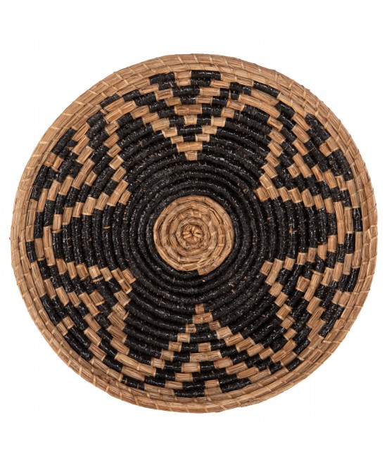 ΔΙΑΚΟΣΜΗΤΙΚΟ ΤΟΙΧΟΥ ΣΤΡΟΓΓΥΛΟ HM7863 MENDONG GRASS ΣΕ ΦΥΣΙΚΟ & ΜΑΥΡΟ Φ51x6Βεκ.