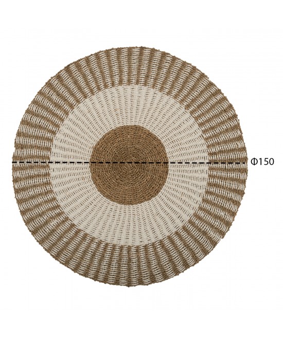 ΧΑΛΙ ΣΤΡΟΓΓΥΛΟ KIRKI HM7842 ΑΠΟ ΦΥΣΙΚΕΣ ΙΝΕΣ SEAGRASS ΛΕΥΚΟ-ΦΥΣΙΚΟ Φ150εκ. ΧΑΛΙ ΣΤΡΟΓΓΥΛΟ KIRKI HM7842 ΑΠΟ ΦΥΣΙΚΕΣ ΙΝΕΣ SEAGRASS ΛΕΥΚΟ-ΦΥΣΙΚΟ Φ150εκ.