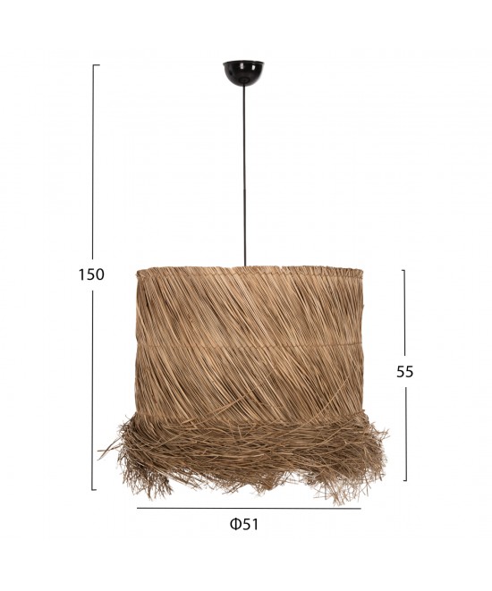 ΦΩΤΙΣΤΙΚΟ ΟΡΟΦΗΣ ΚΡΕΜΑΣΤΟ HM7822 SEAGRASS ΣΕ ΦΥΣΙΚΟ ΧΡΩΜΑ Φ51x55-150Yεκ.