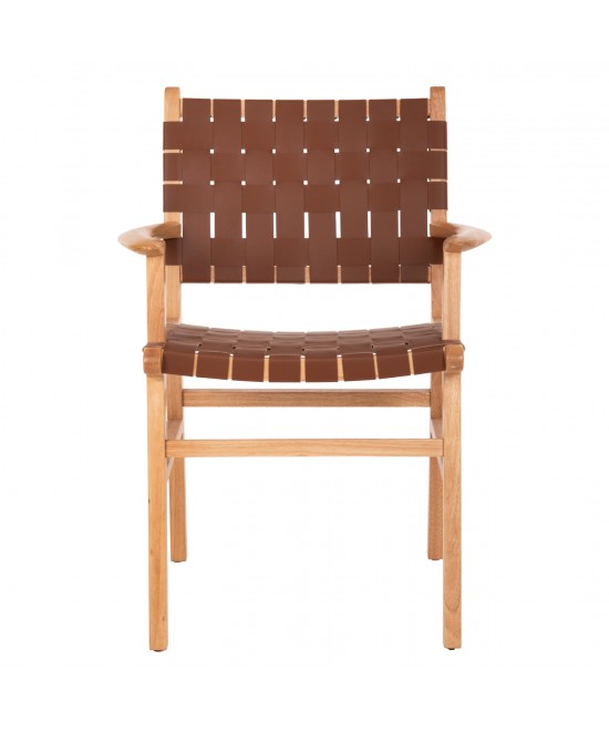 ΠΟΛΥΘΡΟΝΑ FELIPE HM9328.01 ΤΟΟΝ ΞΥΛΟ ΜΕ PU ΚΑΦΕ 62x59x86Y εκ.