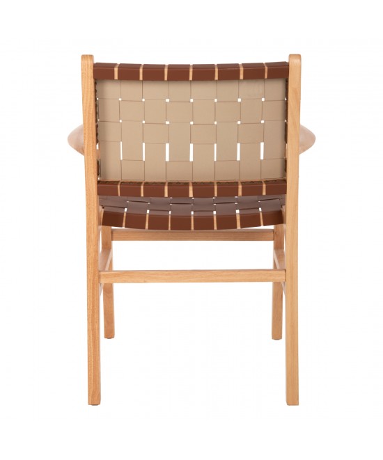 ΠΟΛΥΘΡΟΝΑ FELIPE HM9328.01 ΤΟΟΝ ΞΥΛΟ ΜΕ PU ΚΑΦΕ 62x59x86Y εκ.