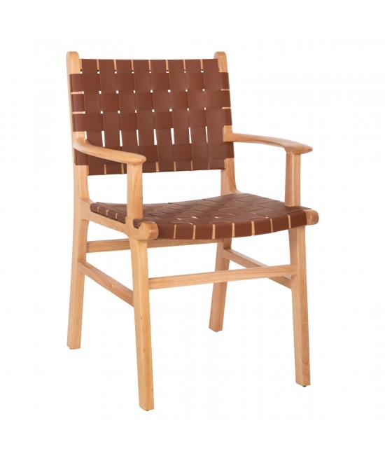 ΠΟΛΥΘΡΟΝΑ FELIPE HM9328.01 ΤΟΟΝ ΞΥΛΟ ΜΕ PU ΚΑΦΕ 62x59x86Y εκ.