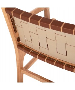 ΠΟΛΥΘΡΟΝΑ FELIPE HM9328.01 ΤΟΟΝ ΞΥΛΟ ΜΕ PU ΚΑΦΕ 62x59x86Y εκ.