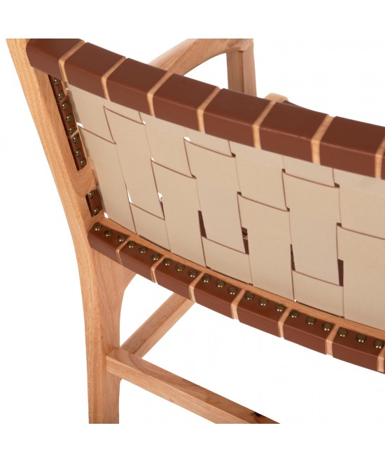 ΠΟΛΥΘΡΟΝΑ FELIPE HM9328.01 ΤΟΟΝ ΞΥΛΟ ΜΕ PU ΚΑΦΕ 62x59x86Y εκ.