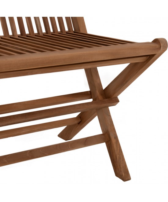 ΠΑΓΚΑΚΙ KENDALL HM9541 ΠΤΥΣΣΟΜΕΝΟ ΑΠΟ ΞΥΛΟ ΤΕΑΚ ΣΕ ΦΥΣΙΚΟ ΧΡΩΜΑ 120x62x89Υεκ.