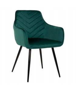 ΠΟΛΥΘΡΟΝΑ LATRELL HM8582.03 ΚΥΠΑΡΙΣΣΙ ΒΕΛΟΥΔΟ & ΜΑΥΡΑ ΜΕΤΑΛΛΙΚΑ ΠΟΔΙΑ 54x57x84Yεκ.