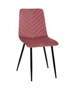 ΚΑΡΕΚΛΑ LATRELL HM8587.02 ΒΕΛΟΥΔΟ ΣΑΠΙΟ ΜΗΛΟ ΜΕ ΜΑΥΡΑ ΜΕΤΑΛΛΙΚΑ ΠΟΔΙΑ 43x54x88Υεκ.