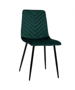 ΚΑΡΕΚΛΑ LATRELL HM8587.03 ΒΕΛΟΥΔΟ ΚΥΠΑΡΙΣΣΙ ΜΕ ΜΑΥΡΑ ΜΕΤΑΛΛΙΚΑ ΠΟΔΙΑ 43x54x88Υεκ.