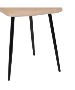 ΚΑΡΕΚΛΑ LATRELL HM8587.07 ΒΕΛΟΥΔΟ ΛΑΔΙ ΜΕ ΜΑΥΡΑ ΜΕΤΑΛΛΙΚΑ ΠΟΔΙΑ 43x54x88Υεκ.