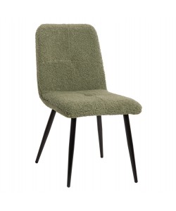 ΚΑΡΕΚΛΑ SHELLY HM8590.03 ΦΥΣΤΙΚΙ TEDDY ΥΦΑΣΜΑ-ΜΕΤΑΛΛΙΚΑ ΜΑΥΡΑ ΠΟΔΙΑ 48x64x87Yεκ.