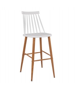 ΣΚΑΜΠΟ ΜΠΑΡ HM8459.01 VANESSA ΣΕ ΛΕΥΚΟ ΧΡΩΜΑ 43x49x107 εκ.