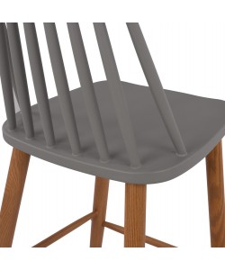 ΣΚΑΜΠΟ ΜΠΑΡ HM8459.10 VANESSA ΣΕ ΓΚΡΙ ΧΡΩΜΑ 43x49x107 εκ.