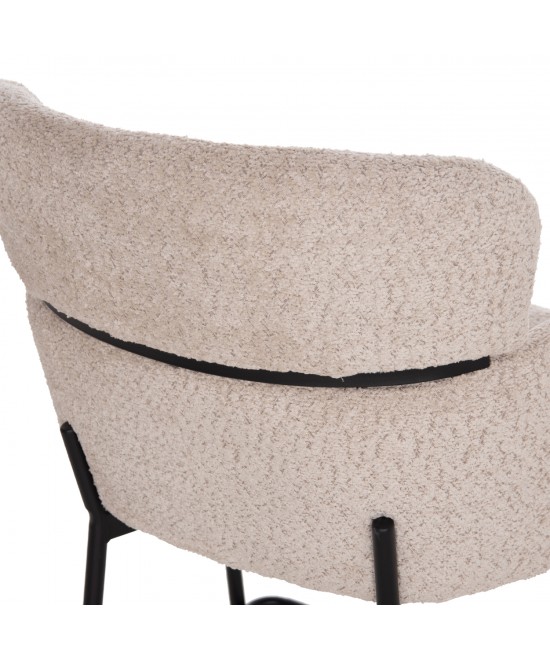 ΣΚΑΜΠΟ ΜΕΣ. ΥΨΟΥΣ WOLF HM8584.02 ΕΚΡΟΥ ΥΦΑΣΜΑ ΜΠΟΥΚΛΕ-ΜΑΥΡΑ ΜΕΤΑΛΛΙΚΑ ΠΟΔΙΑ 56x56x96Yεκ.