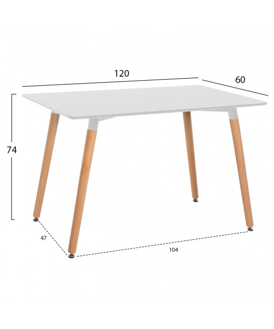 ΤΡΑΠΕΖΙ MINIMAL HM8581.01 ΛΕΥΚΟ MDF-ΠΟΔΙΑ ΟΞΙΑ ΣΕ ΦΥΣΙΚΟ ΧΡΩΜΑ- 120Χ60X74Υεκ. ΤΡΑΠΕΖΙ MINIMAL HM8581.01 ΛΕΥΚΟ MDF-ΠΟΔΙΑ ΟΞΙΑ ΣΕ ΦΥΣΙΚΟ ΧΡΩΜΑ- 120Χ60X74Υεκ.