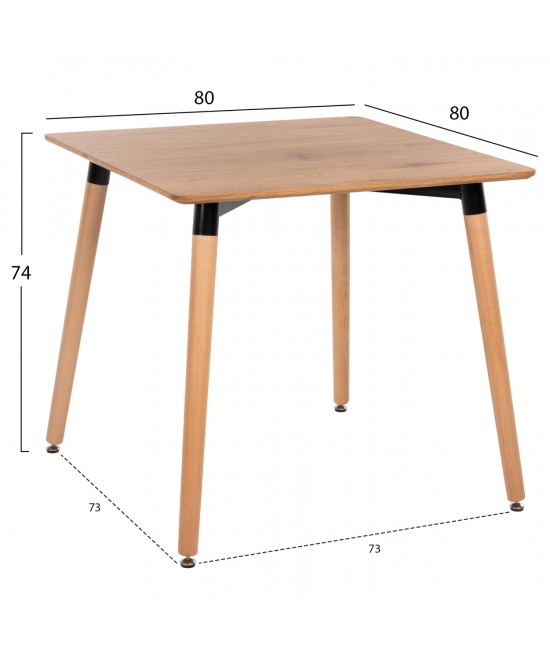ΤΡΑΠΕΖΙ MINIMAL HM0057.04 ΣΕ ΦΥΣΙΚΟ ΧΡΩΜΑ MDF-ΠΟΔΙΑ ΟΞΙΑ ΦΥΣΙΚΟ ΧΡΩΜΑ 80Χ80Χ74Υεκ ΤΡΑΠΕΖΙ MINIMAL HM0057.04 ΣΕ ΦΥΣΙΚΟ ΧΡΩΜΑ MDF-ΠΟΔΙΑ ΟΞΙΑ ΦΥΣΙΚΟ ΧΡΩΜΑ 80Χ80Χ74Υεκ
