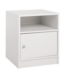 ΚΟΜΟΔΙΝΟ ΜΕΛΑΜΙΝΗΣ MALORY HM2205.05 ΛΕΥΚO 40x40x50Yεκ.