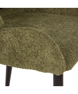 ΚΑΡΕΚΛΑ SARKY HM8585.03 ΥΦΑΣΜΑ ΜΠΟΥΚΛΕ ΠΡΑΣΙΝΟ ΜΕ ΜΕΤΑΛΛΙΚΑ ΠΟΔΙΑ 55x62x89Yεκ