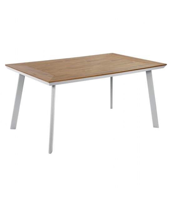 ΤΡΑΠΕΖΙ ΑΛΟΥΜΙΝΙΟΥ TABER ΜΕ POLYWOOD HM5132.11 ΛΕΥΚΟ 160x92x72 ΤΡΑΠΕΖΙ ΑΛΟΥΜΙΝΙΟΥ TABER ΜΕ POLYWOOD HM5132.11 ΛΕΥΚΟ 160x92x72