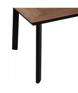 ΤΡΑΠΕΖΙ ΑΛΟΥΜΙΝΙΟΥ TABER ΜΕ POLYWOOD HM5132.12 ΓΚΡΙ 160x92x72