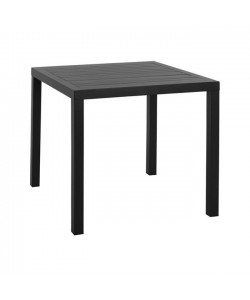 ΤΡΑΠΕΖΙ ΑΛΟΥΜΙΝΙΟΥ SAHIRA ΣΕ ΑΝΘΡΑΚΙ ΑΠΟΧΡΩΣΗ 80Χ80X75,5Υεκ. HM5572.02