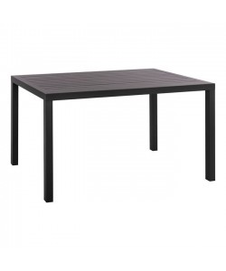 ΤΡΑΠΕΖΙ ΑΛΟΥΜΙΝΙΟΥ SAHIRA ΣΕ ΑΝΘΡΑΚΙ ΑΠΟΧΡΩΣΗ HM5571.02 140Χ80X75,5Υ εκ.