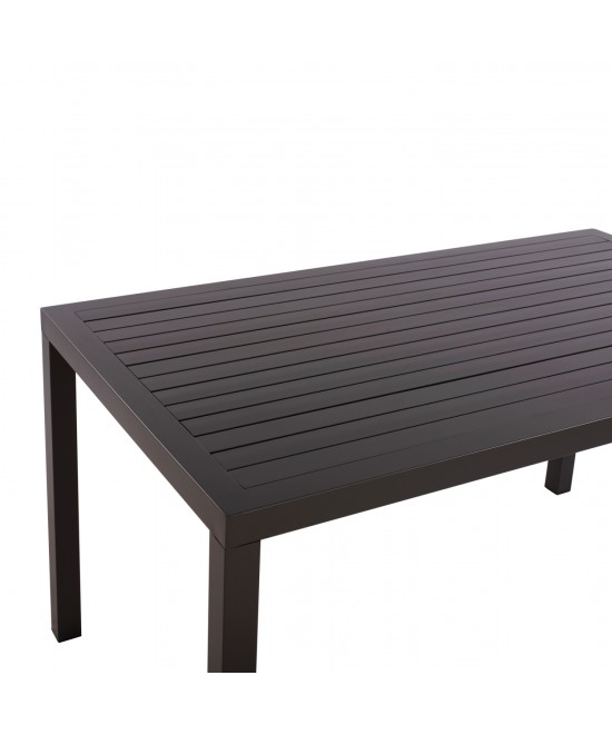 ΤΡΑΠΕΖΙ ΤΡΑΠΕΖΑΡΙΑΣ ΑΛΟΥΜΙΝΙΟΥ SAHIRA HM5571.02 ΑΝΘΡΑΚΙ 140Χ80X75,5Υεκ. ΤΡΑΠΕΖΙ ΤΡΑΠΕΖΑΡΙΑΣ ΑΛΟΥΜΙΝΙΟΥ SAHIRA HM5571.02 ΑΝΘΡΑΚΙ 140Χ80X75,5Υεκ.