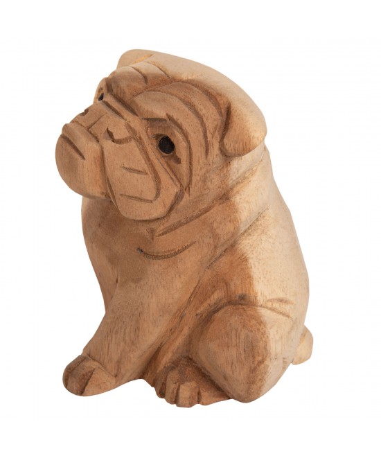 ΕΠΙΤΡΑΠΕΖΙΟ ΔΙΑΚΟΣΜΗΤΙΚΟ DOZER BULLDOG ΞΥΛΟ SUAR ΣΕ ΦΥΣΙΚΟ ΧΡΩΜΑ HM7923 9x8x12Y εκ.