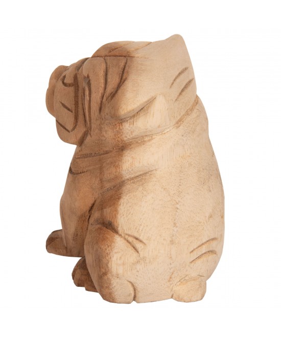 ΕΠΙΤΡΑΠΕΖΙΟ ΔΙΑΚΟΣΜΗΤΙΚΟ DOZER BULLDOG ΞΥΛΟ SUAR ΣΕ ΦΥΣΙΚΟ ΧΡΩΜΑ HM7923 9x8x12Y εκ.