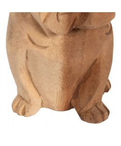 ΕΠΙΤΡΑΠΕΖΙΟ ΔΙΑΚΟΣΜΗΤΙΚΟ DOZER BULLDOG ΞΥΛΟ SUAR ΣΕ ΦΥΣΙΚΟ ΧΡΩΜΑ HM7923 9x8x12Y εκ.